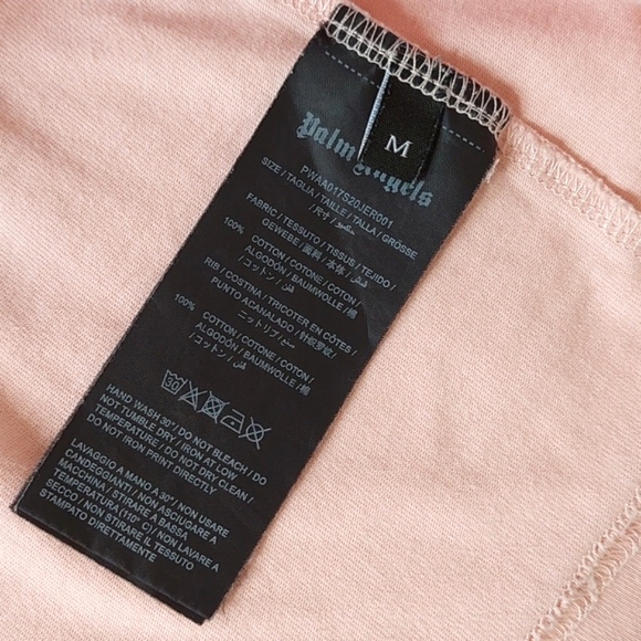 Palm Angels baby pink oversize t-shirt - Picture 10 of 11